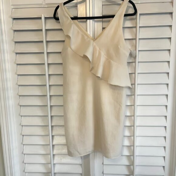 The Impeccable Pig Ivory Ruffle Dress Size XS - Picture 1 of 7